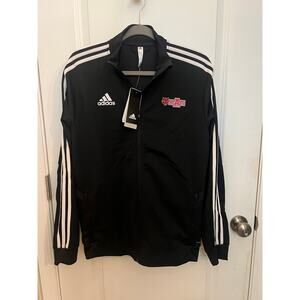 Adidas 3-Stripe ASU Arkansas State Red Wolves Track Jacket Men's M Blokecore